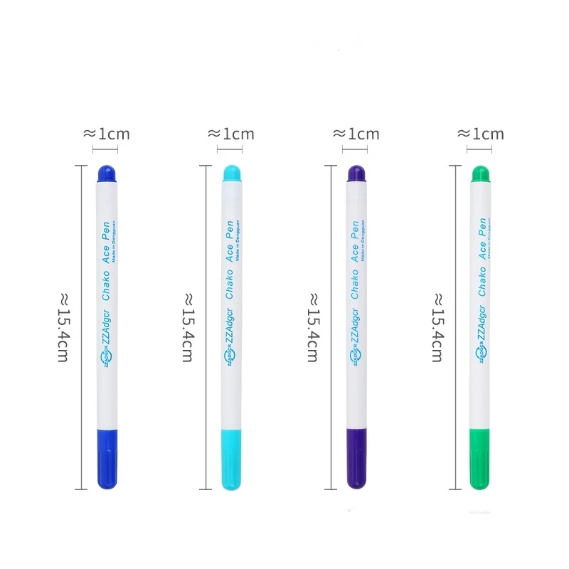 Marker Pen Cross Stitch Water Erasable 3pcs Disappearing Erasable Ink Fabric Pen Tailor'S Quilting Sewing Tools Dressmaking