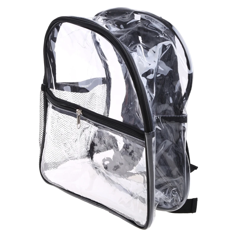 

Women Backpack Transparent PVC Bag Female Fashion Girls College Students Bookbag Travel Daypack