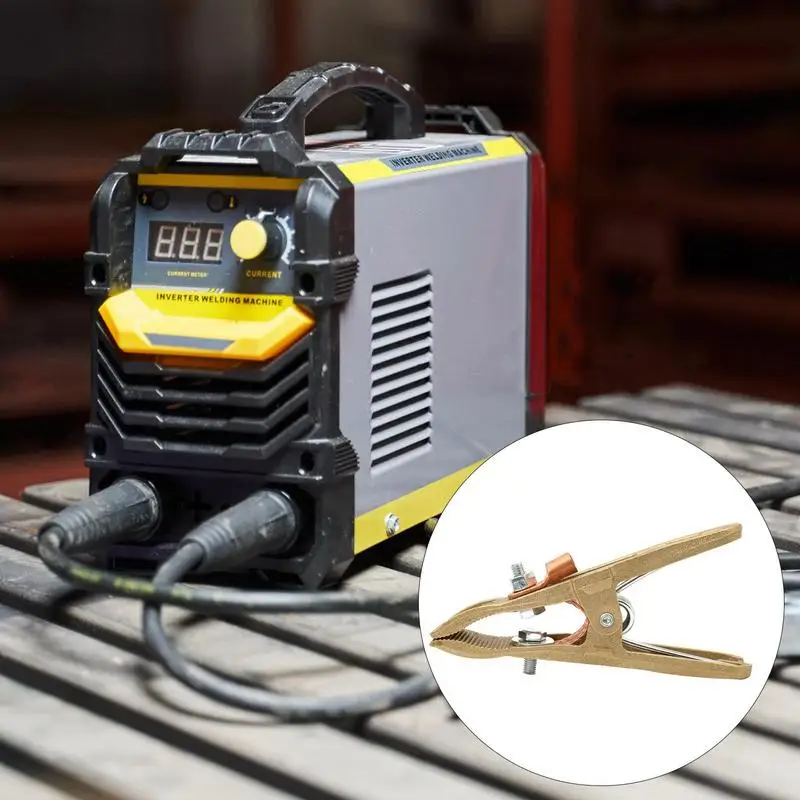 Ground Clamp For Welder A-Shape Soldering Earth Clip 260/300/500A Welding Ground Copper Clamp For Welder MIG MMA TIG ARC