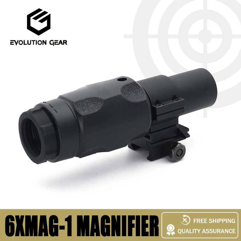 

6XMAG-1 6X Magnifier With Optics Mount for Hunting Airsoft With Full Original Markings