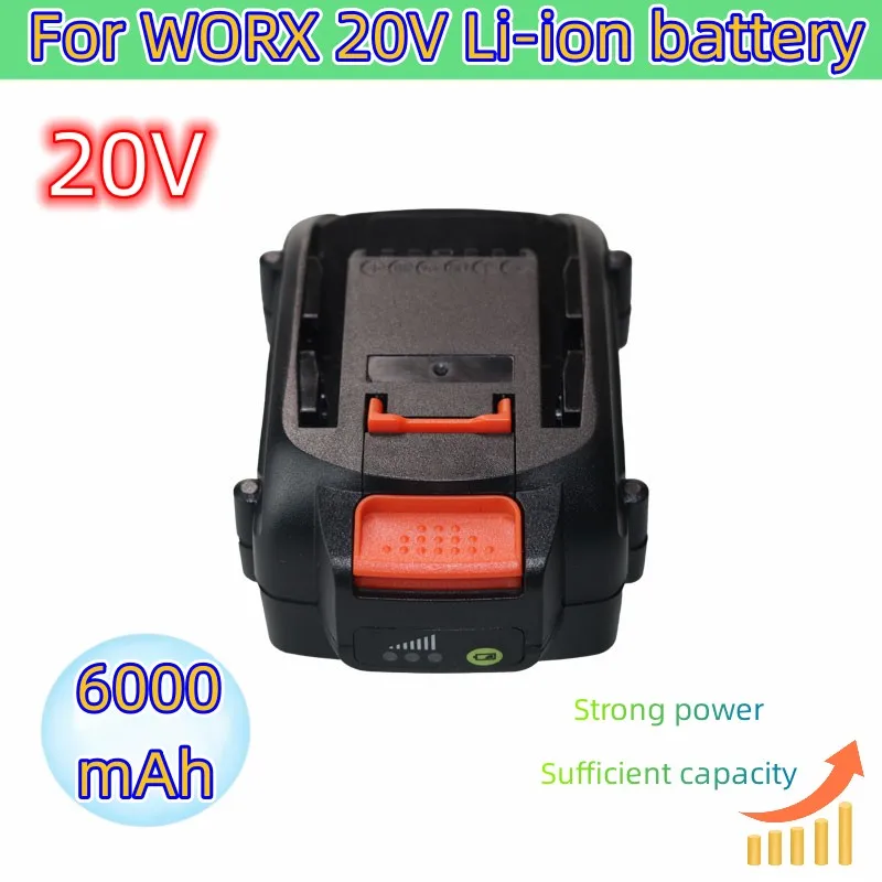 Литиевая батарея 20 в 4,0/Ач для садового инструмента Worx WG180 WG280 WG380 WG580 для газонокосилки