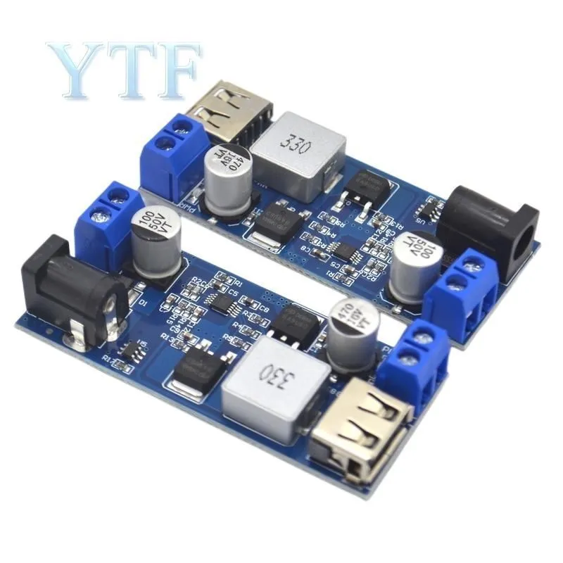 

DC 5V 6A step-down module 12V24V to 5V power supply USB charging 5A high power 30W