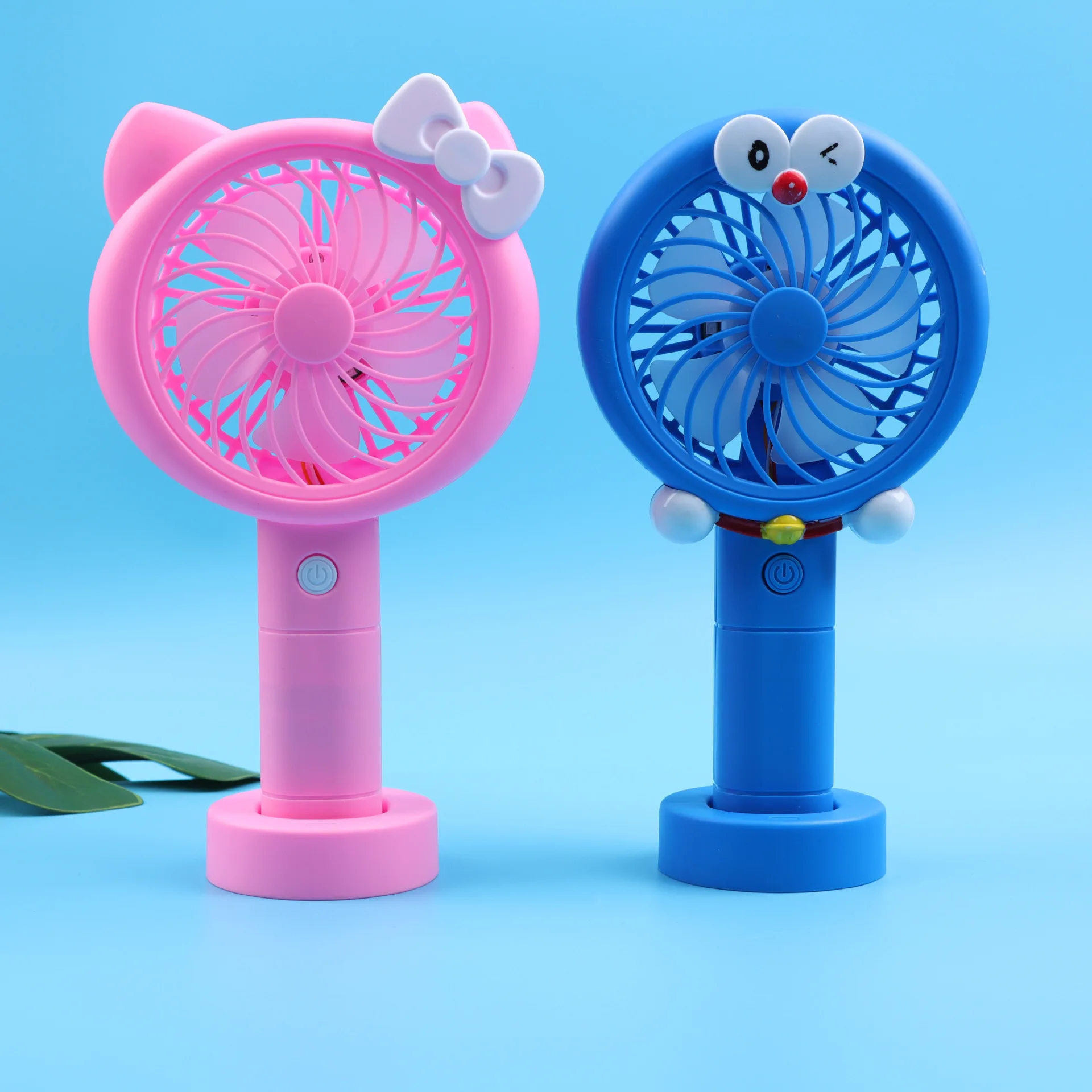 ventilador portátil portátil com luzes de bateria