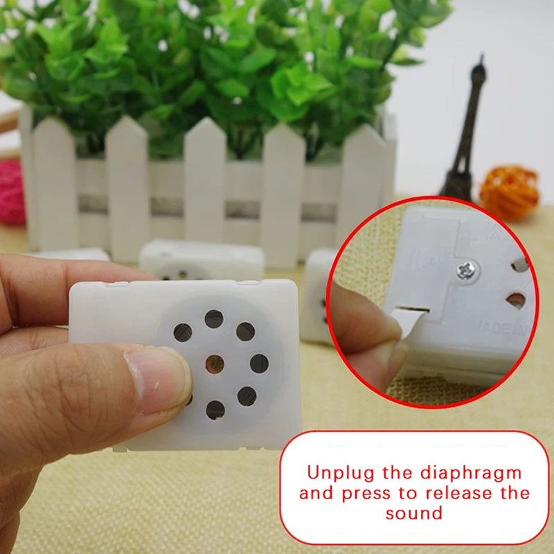 Voice Box Stuffed Animal Recordable Sound Module Plush Toy Voice Message Recorder Device