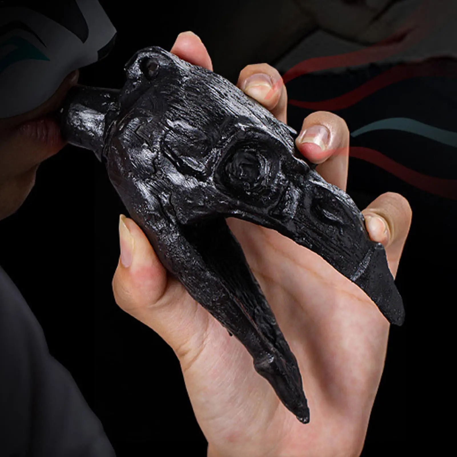 Aztec Death Whistle Crow Mouth Design for Halloween Prank Weird Sound War Whistle Modern Use