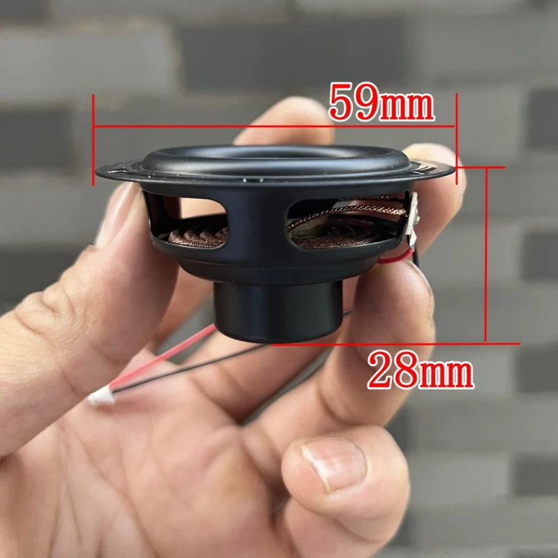 Wireless bluetooth speaker Portable bluetooth speaker Portable speakers Audio speakers 2Pcs Mini Audio Full Range Speakers Unit 4 Ohm 5W Hifi Music Bluetooth Speaker Strong Magnetic Rubber Side