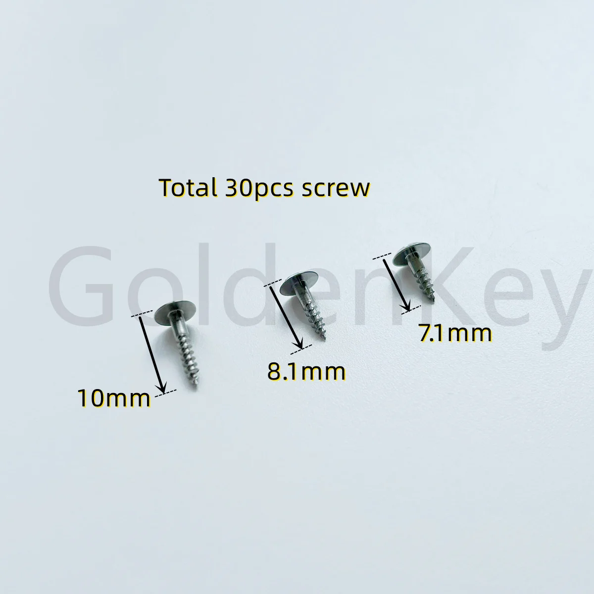

30Pcs GBR Thread Tent Screw Dental Guide Bone Regeneration Membrane HalfScrews