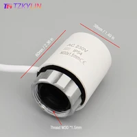 วาล์วทำความร้อนใต้พื้นปกติแล้วไม่เปิด AC 230V ท่อร่วมฮีตเตอร์ความร้อนสำหรับ M30x1.5เทอร์โมสตัทความร้อนใต้พื้น 3