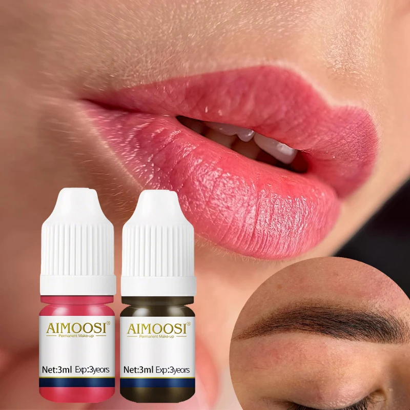 Henna Lip Inks Permanent Makeup Pigments Eyebrow Professional Microblading Ink 3ml tattoo ink