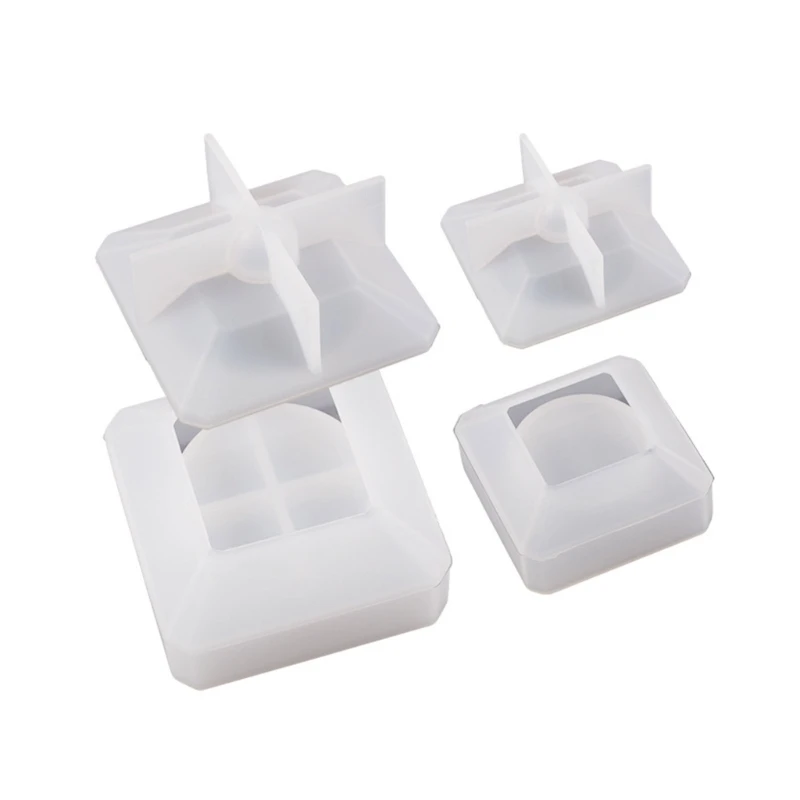 Epoxy Resin Mold Jewelry Box Molds Square Shaped Storage Container Moulds Dropship