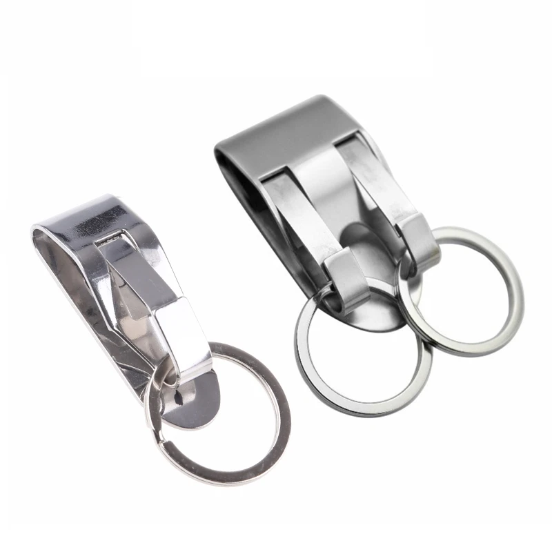 Stainless Steel Waist Hook Keychain Clip and Outdoor Belt Accessory