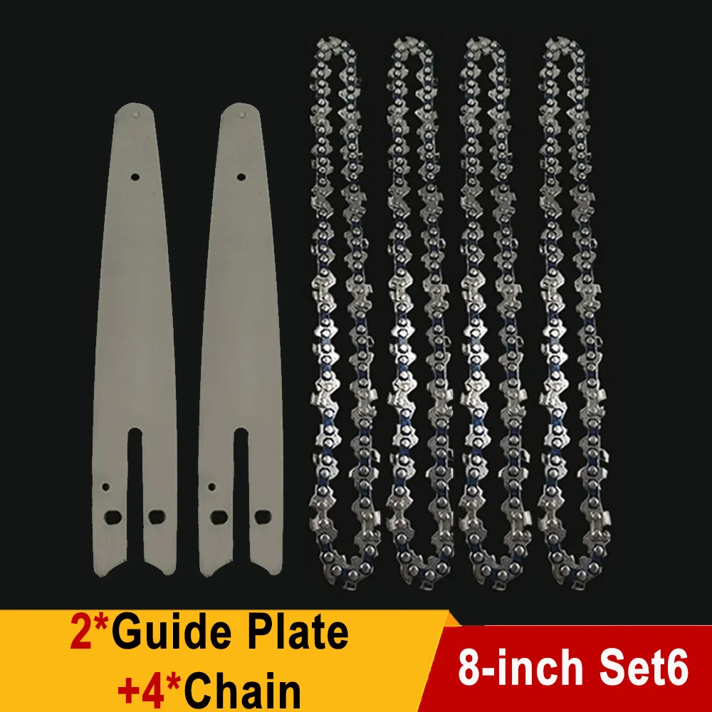Portable 8-Inch Mini Chainsaw Chain with 45 Knots and 22 Blades for Precision Pruning and Logging