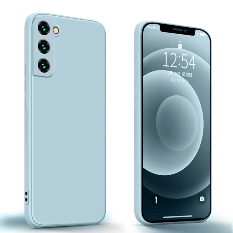 Premium Square Liquid Silicone Phone Case - Sleek and Durable Design