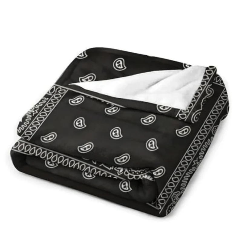 Paisley Plush Throw Blanket 6