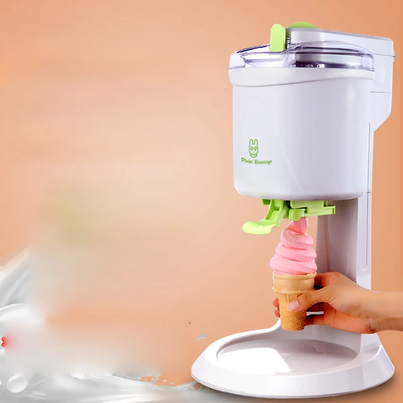 220V-240V Machine Icecream Hot Sale Mini DIY Fruit Milk Automatic 20W Ice Cream Maker household Ice Machine For Family 3