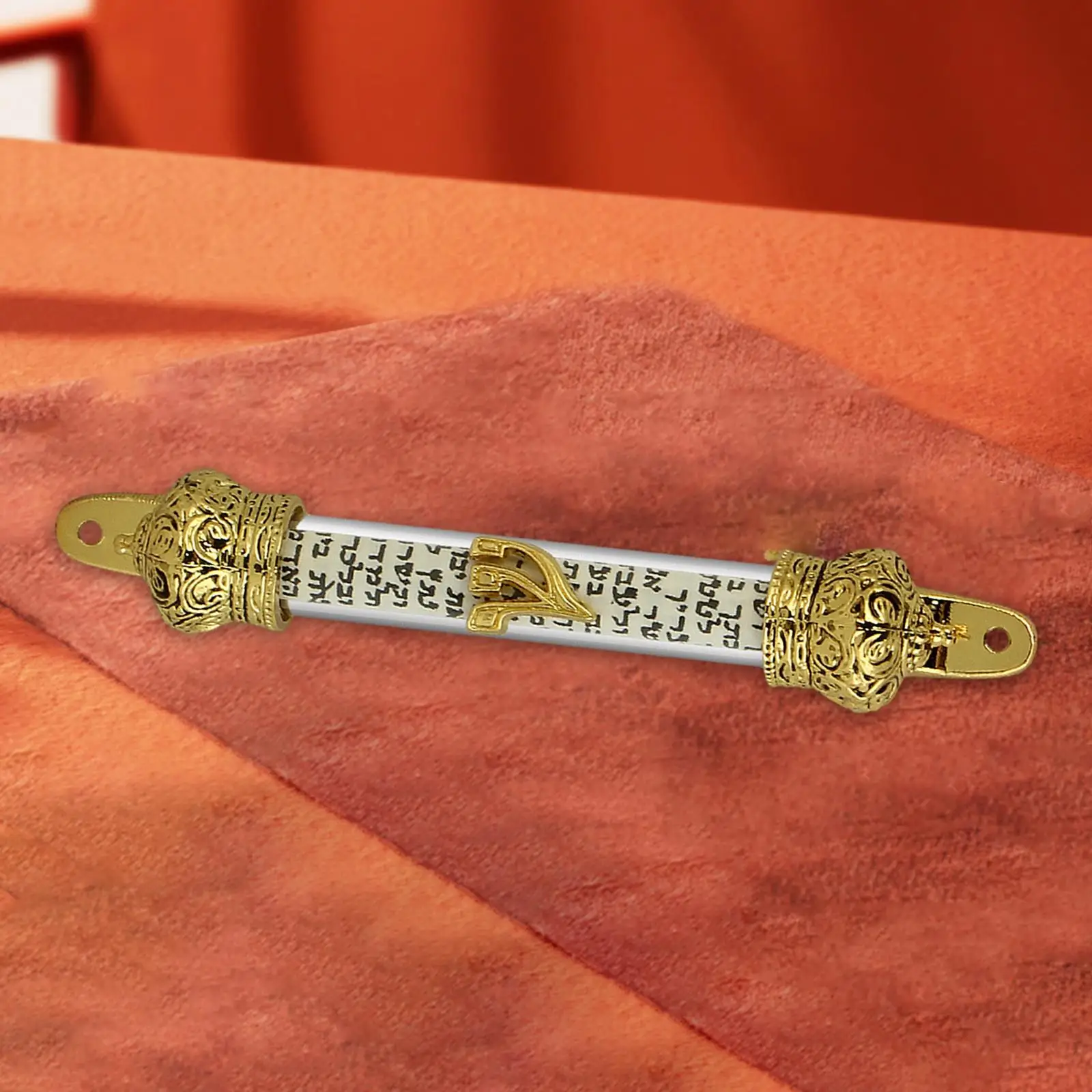 

Металлический Mezuza табличка Mezuzah для дверного орнамента Настенный декор дверь Mezuzah чехол