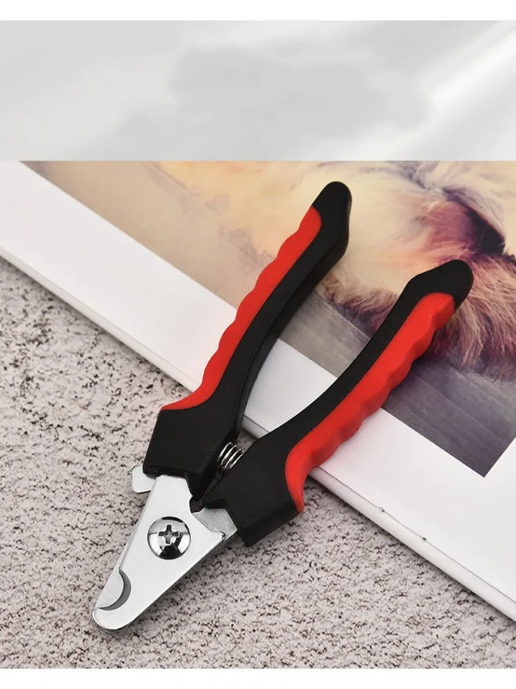 Pet Cat Dog Professional Nail Clipper Cutter with Sickle Stainless Steel Grooming Scissors Clippers for Pet Claws Dog Supplies pet nail clipper