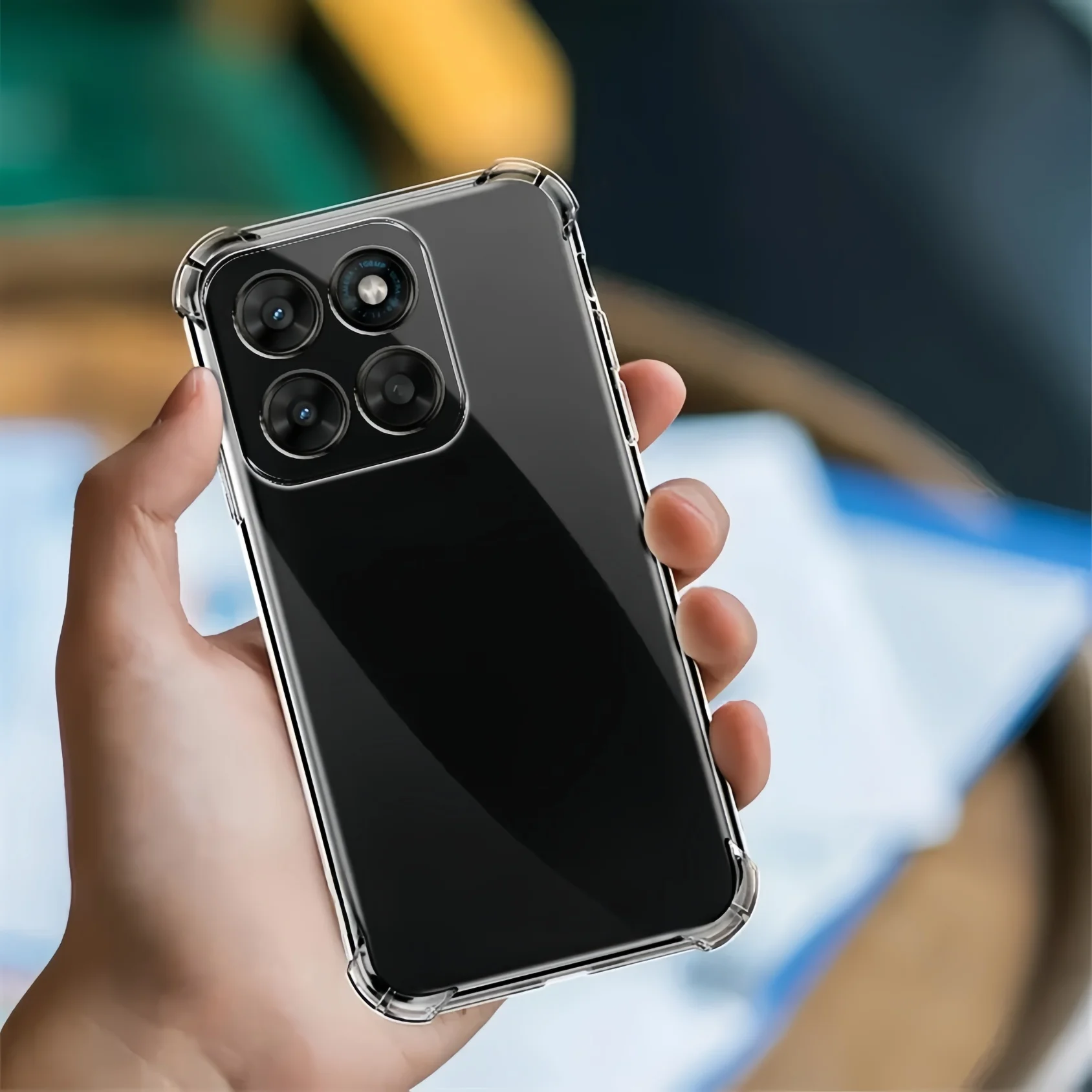 Durable Transparent TPU Shockproof Phone Case