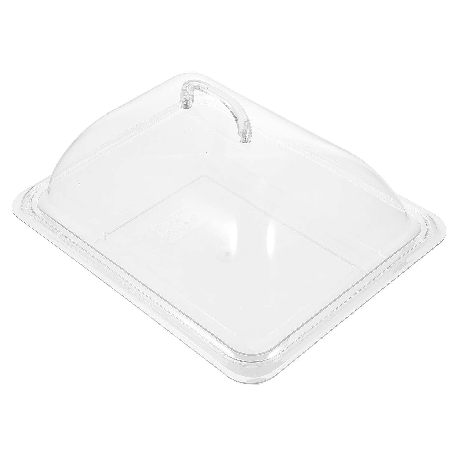 

Acrylic Serving Tray with Clear Dome Lid for Desserts and Appetizers at Restaurants, Banquets, Parties, and Home Use