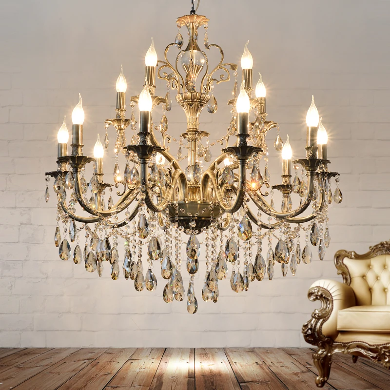 Luxury Bronze Crystal Chandelier 2
