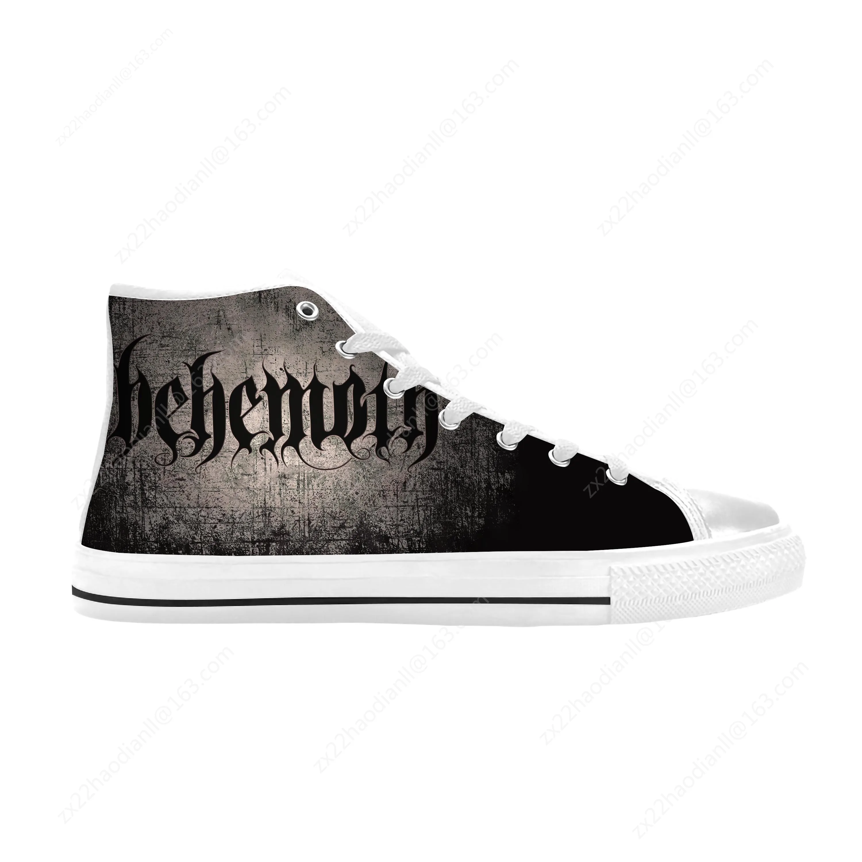 Behemoths Black Metal Rock Band Music Singer Cool Casual Cloth Shoes High Top Comfortable Breathable 3D Print Men Women Sneakers