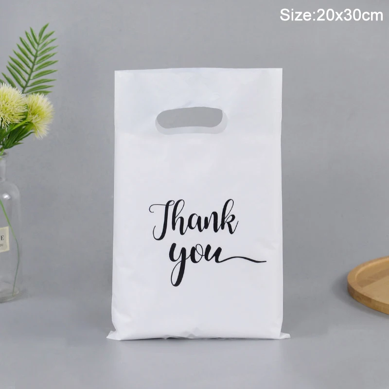 thumbnail image 1 of 30/50/100 bolsas de regalo de agradecimiento, bolsas de plástico para envolver galletas y dulces, para regalos de bodas, cumpleaños, fiestas, suministros para pequeñas empresas, 1 of 5