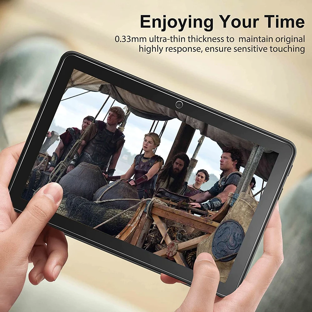 Premium Tempered Glass Screen Protector, 8-Inch Scratch-Resistant Protective Film