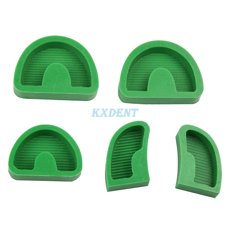 

5Pcs/set Dental Lab Silicone Model Former Base Molds Mould On Stone Work Dental Impression Plaster Dentistry Tools