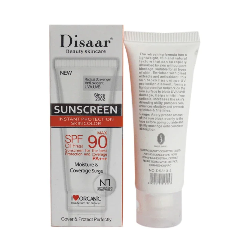 Face Cream Facial Sunscreen Sunscreen Cream Disaar SPF 90