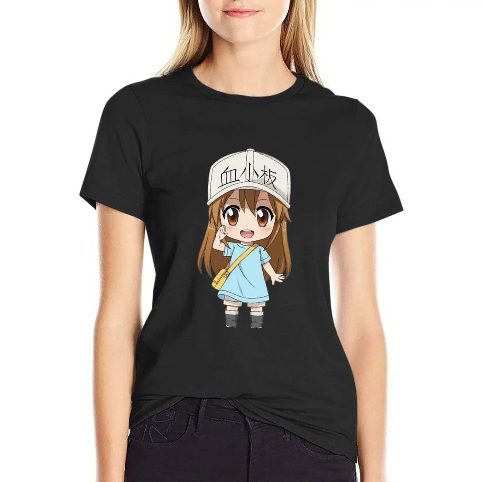 Day Gifts PlateletHataraku Saibou Cells At Work Cute Gifts T-Shirt cute clothes summer top Women's tee shirt