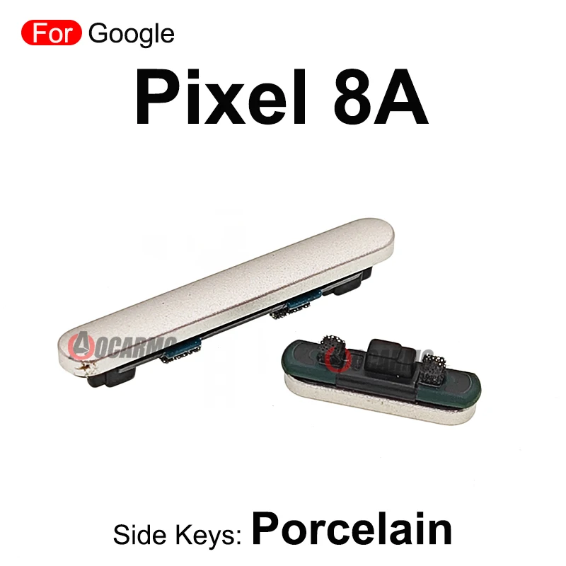 1Set Side Keys Power Volume Buttons Replacement Parts For Google Pixel 8A