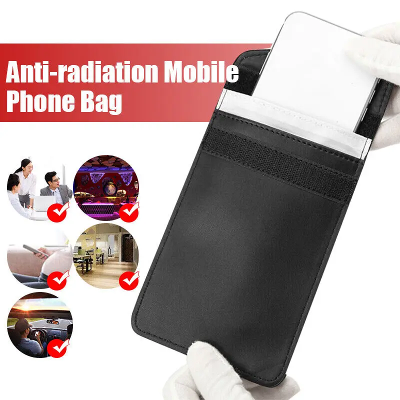 1-4 x Faraday Bag Cell Phone Wallet Blocker RFID Signal Blocking
