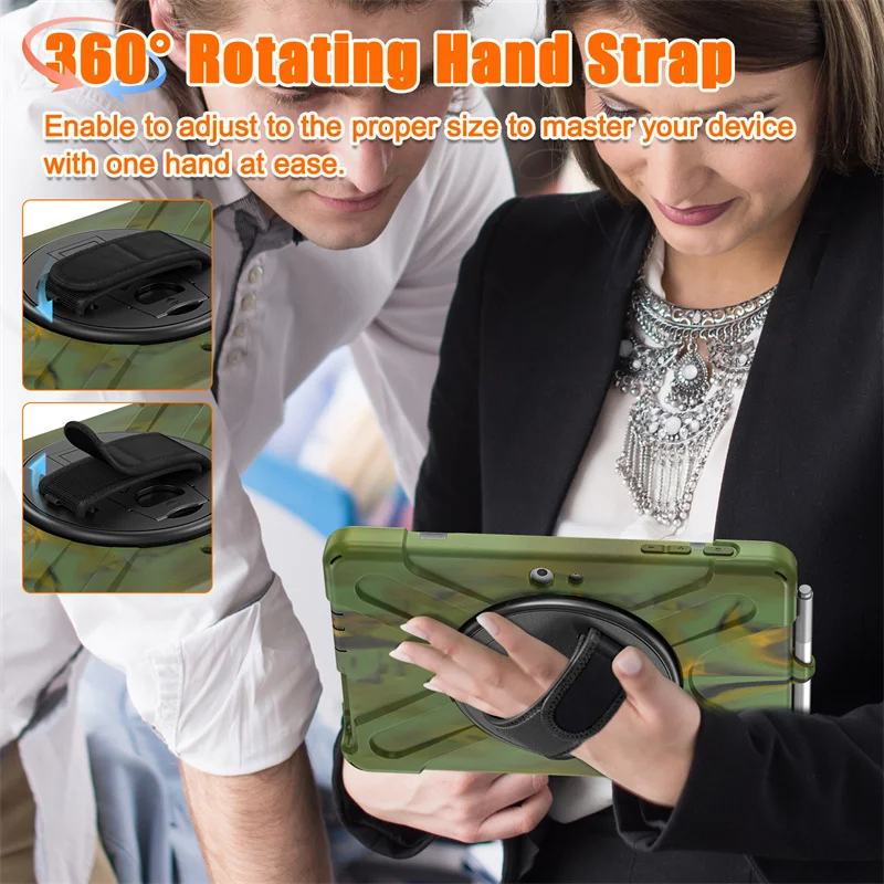 360° Rotating Shockproof Laptop Tablet Cover – Protective Case