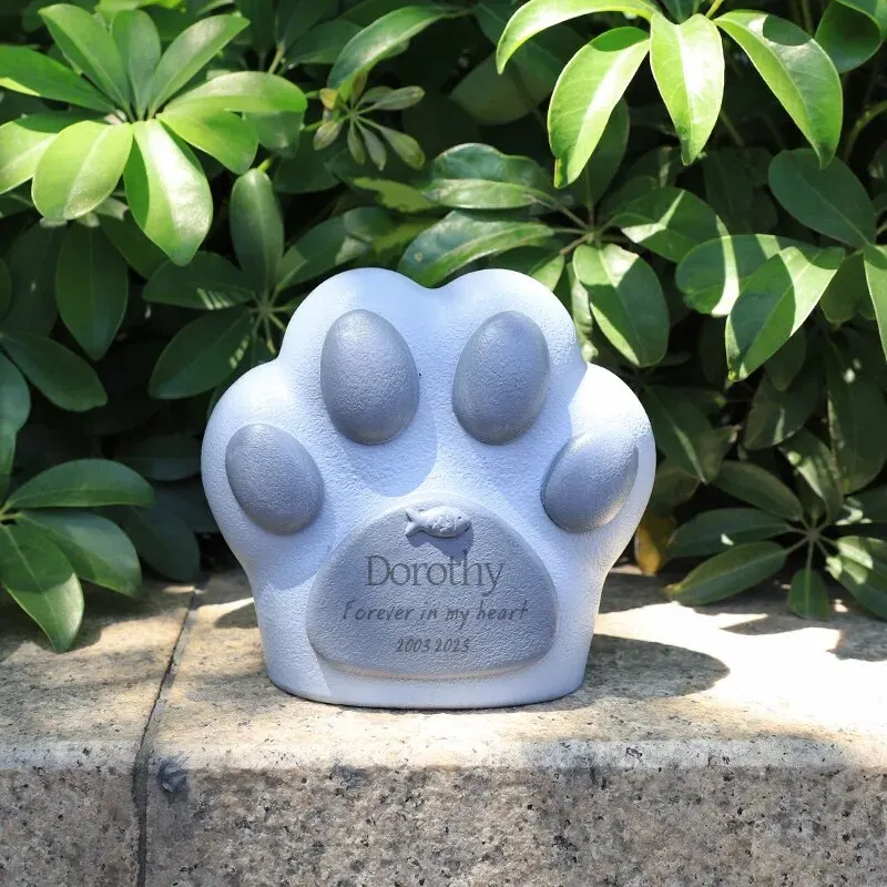 

Resin Baby Urn Ornaments Pet Supplies Dog Urn Animal Funeral Supplies Coffin Box Decorative Pet Memorial Decoration Accessories