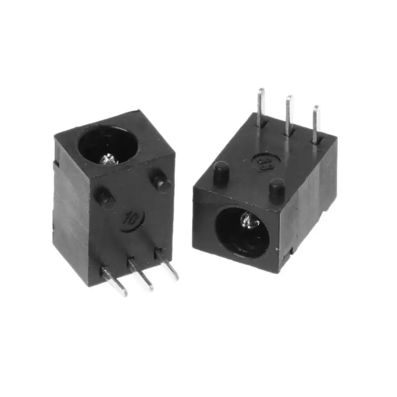 

C7AD 10pcs DC-003 3.5x1.3mm for DC Power Socket Connector 3-Pin Panel Mount Plug