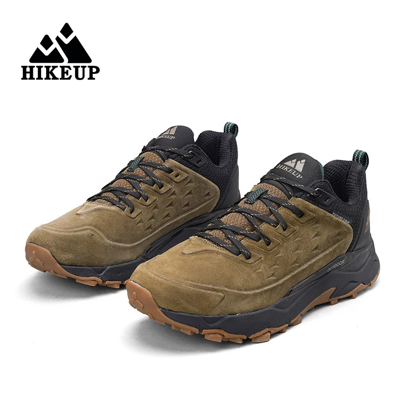 HIKEUP Neueste Herren Wanderschuhe Verschleißfeste rutschfeste Outdoor-Sneaker Klettern Trekking Jagd Herren Sport Wildleder – Detail 20