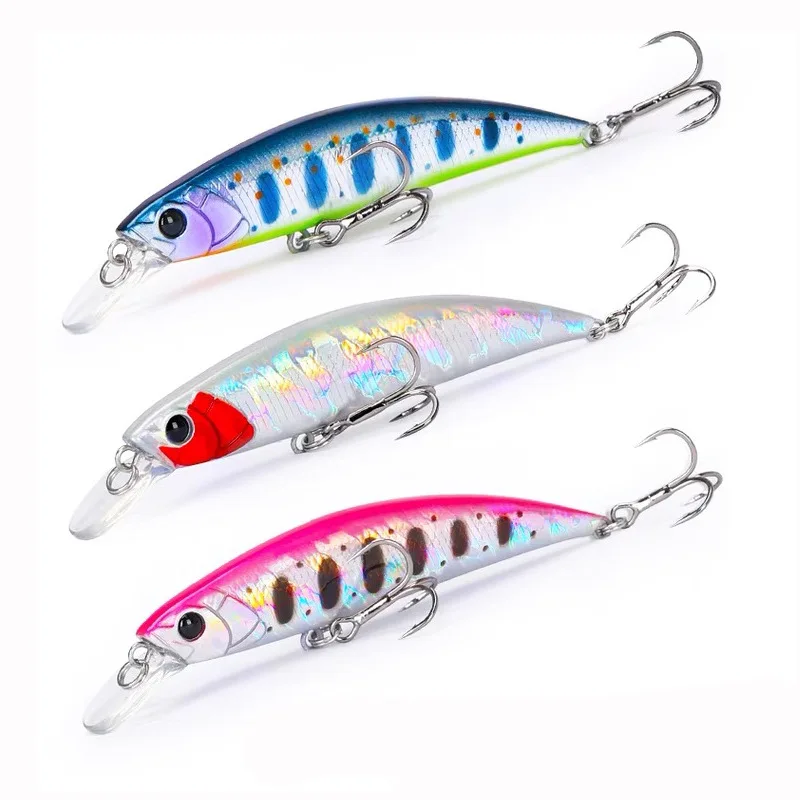 Artificial Bait Set 1pcs 10g 70s Stream Mino SubmergedLaser Slow Mixed Minnow  Fishing Lure kit 2023 carp fising - AliExpress