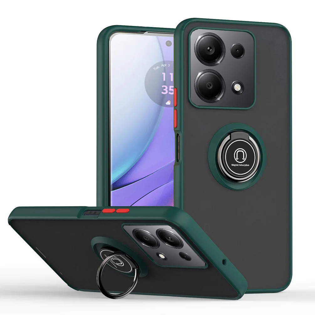 Rotatable Bracket Case with Ring Car Holder Cover