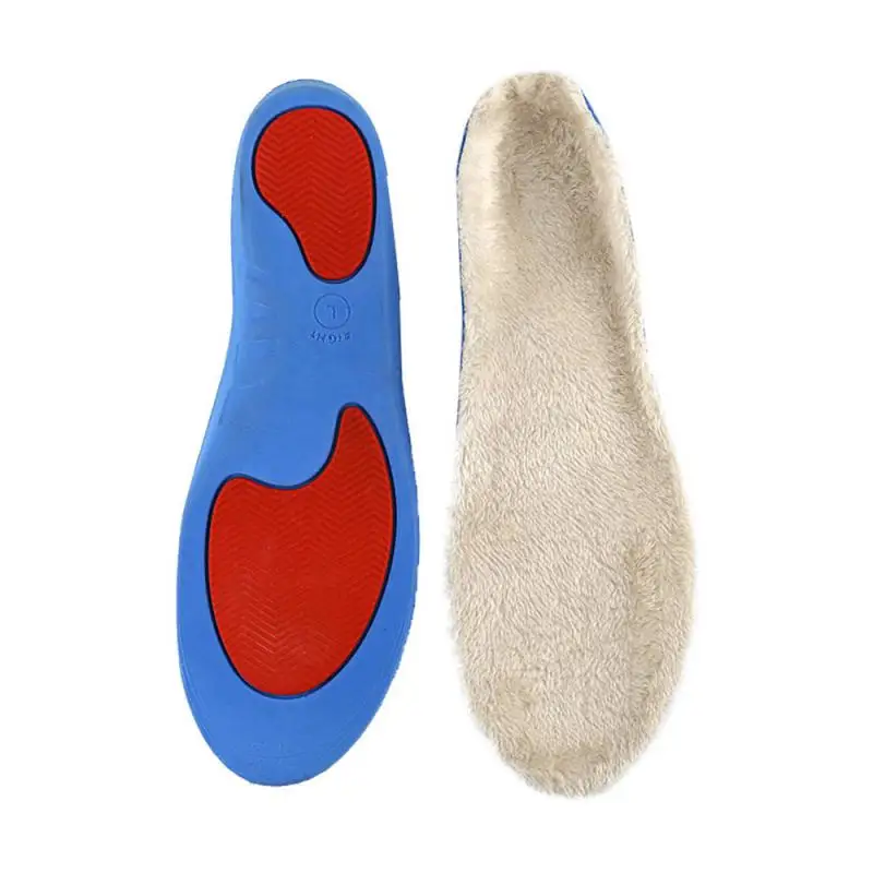 

Спортивные стельки из ПУ кожи, амортизирующие, имитация шерсти, теплые, Утолщенные, для занятий спортом