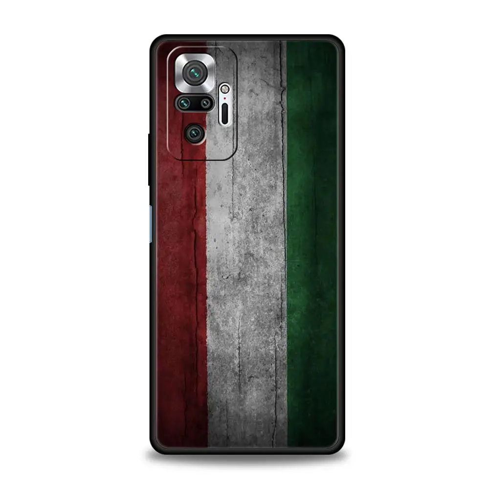 Italian Flag-Themed Black Phone Case