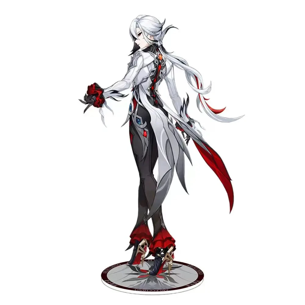Game Arlecchino Chiori Navia Furina Neuvillette Lyney Genshin Impact Anime Acrylic Stand Model Desk Decor Standing Sign Fen Gift