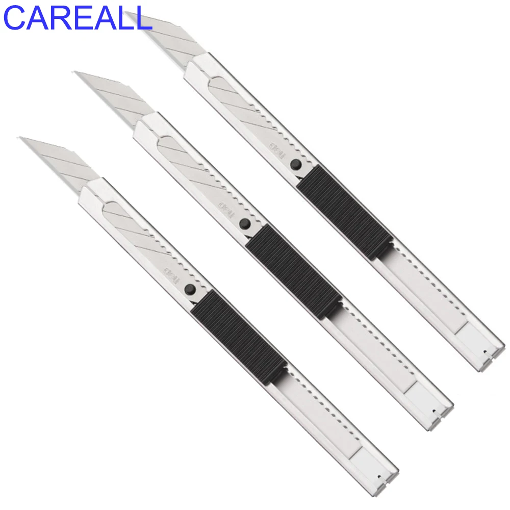 9mm Tinting Utility Knife Car Wrap Carbon Stickers Decals Vinyl Cutter Window Film Wallpaper Cutting Tools DIY 3pcs