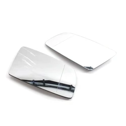 Heated Electric Wide Angle Blue Side Mirror Glass - Auto Exterior Accessory (A pair white)