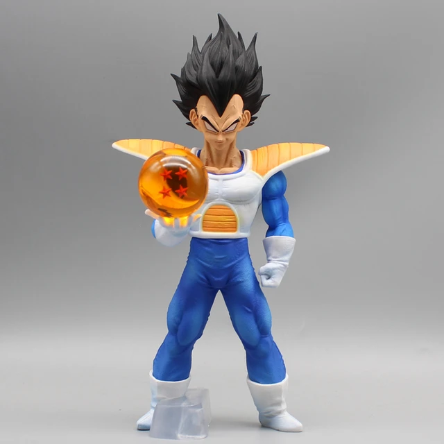 Figurine articulée Vegeta tenue de Saiyan avec détecteur