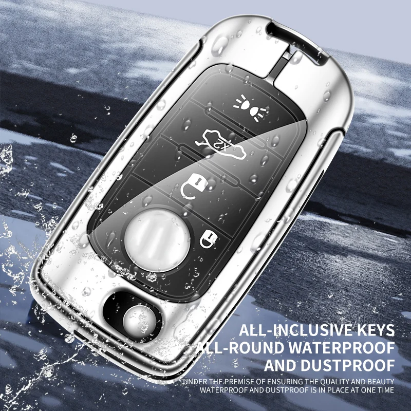 Car TPU Zinc Alloy Key Case Bag For Fiat Toro Tipo Stilo Doblo 500X Punto Argo Abarth Car Key Chain Metal Key Shell Accessories