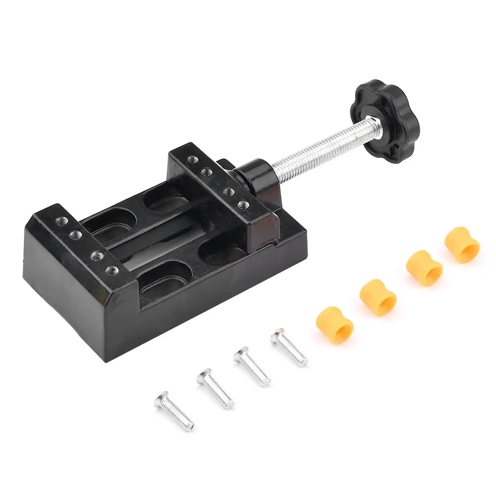 

Aluminum alloy Mini Table Vise Jaw Carving Bench Clamp Drill Press Vice Micro Clip Adjustable Flat Pliers DIY Jewelry Hand Tools