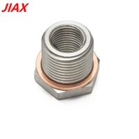 Exhaust O2 Oxygen Sensor Spacer Reducer Adapter M18 x 1.5mm to M12 x 1.25mm 2