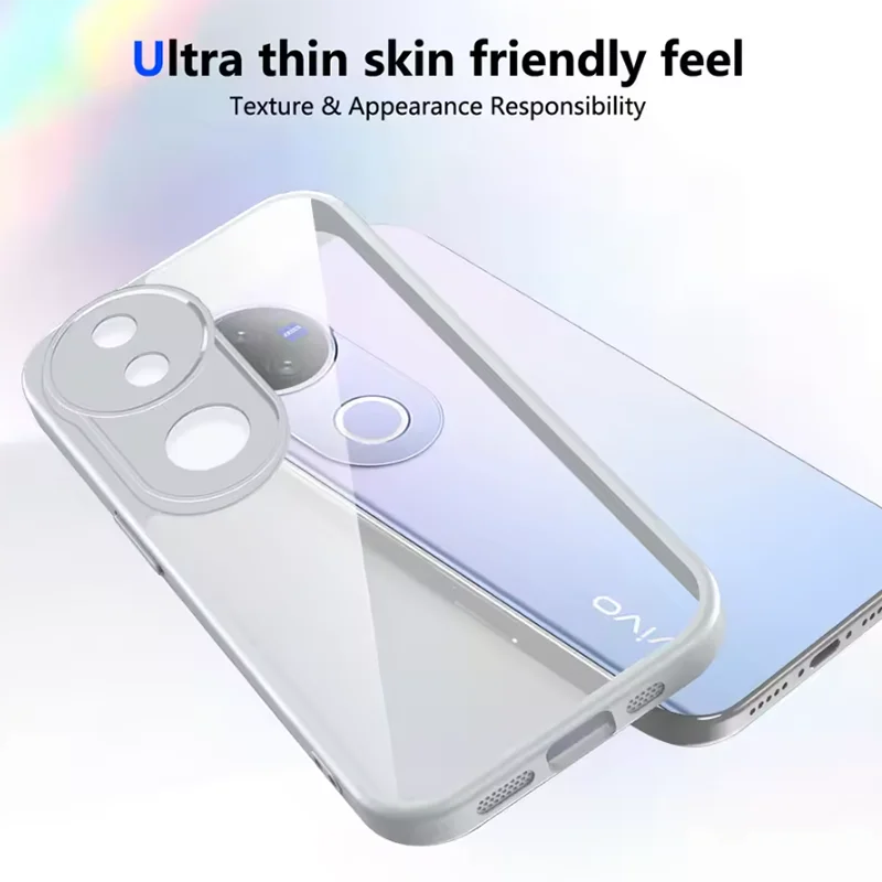 Enhanced Shockproof Silicon Bumper Case with Clear Matte Back Cover