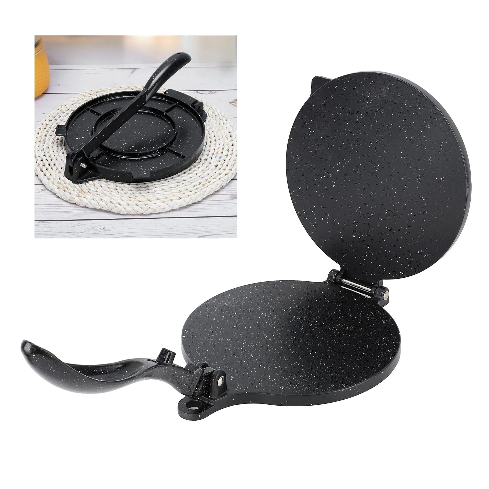Tortilla Maker Aluminum Labor Saving Multifunctional Stove Top Pan Rotis Press Rotis Press for Dumpling Skin Dough