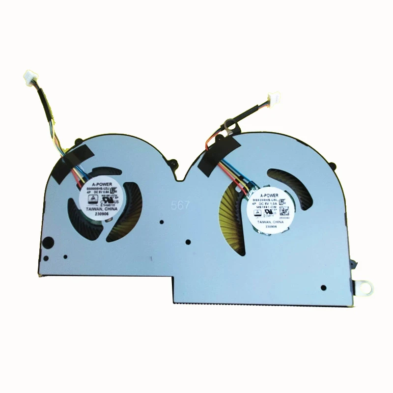 NEW ORIGINAL Laptop CPU GPU Cooling Fan WITH Heatsink For MSI Summit E16 Flip Evo E16 MS-1591